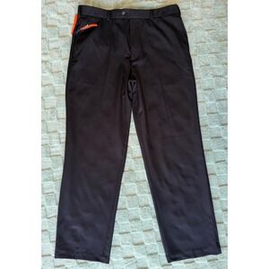 NWT Izod XFG Stretch Swing‎ Flex Waist Golf Pants Black Men's 36X34
